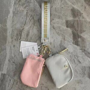 Brand new with tags Lululemon dual pouch keychain